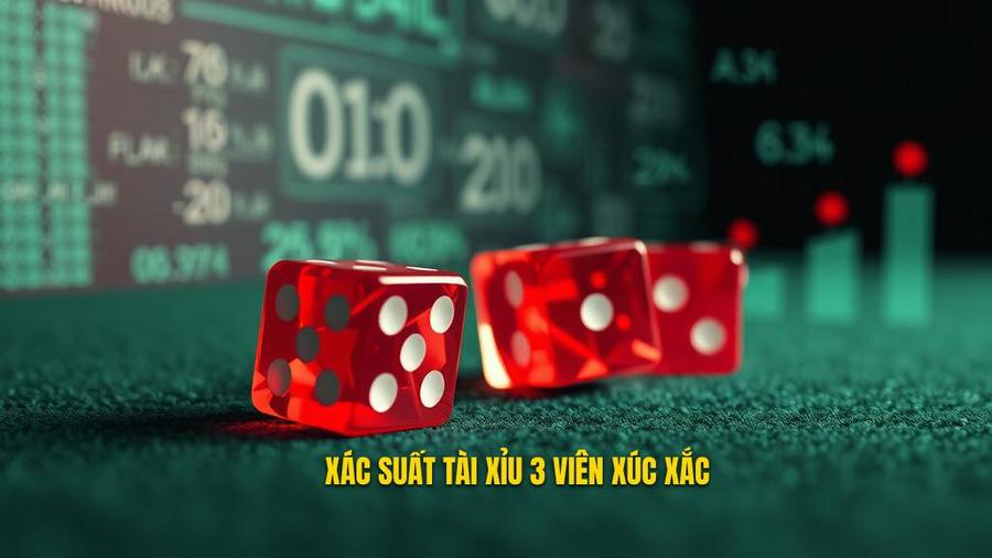 2. Xác suất tài xỉu 3 viên xúc xắc