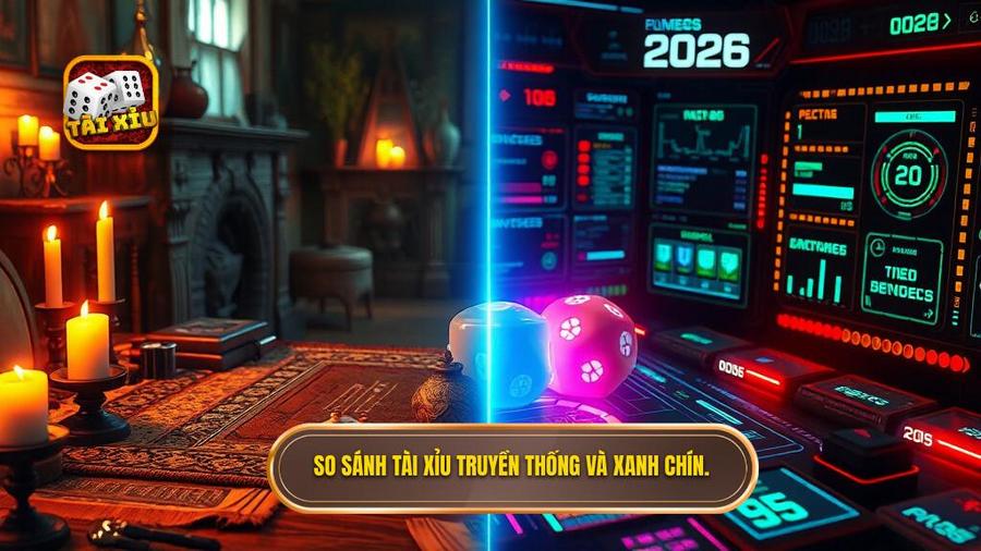 Bảng so sánh: Game Tài Xỉu Truyền Thống vs Tài Xỉu Xanh Chín 2026